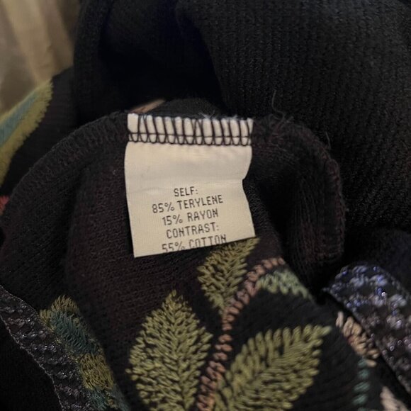 $585 NWT Johnny Was Embroidery Sequin Floral Blazer Size L Sweater Coat - Picture 13 of 14